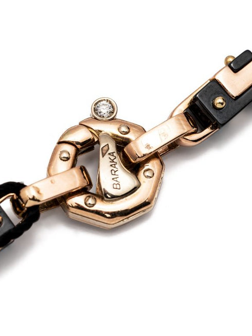 18kt rose gold Cyborg Ceramic diamond bracelet
